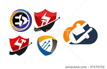 Electricity Vector Template Set Electricity Vector Template Set 47579750