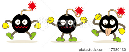 Bomb Emoticon set · Surprise 47580480