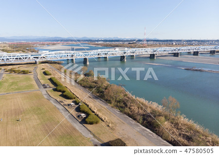 [Shizuoka] Tenryu River Aerial 47580505