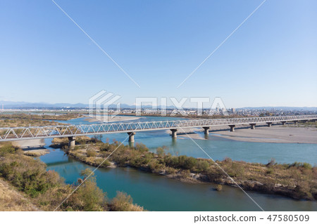 [Shizuoka] Tenryu River Aerial 47580509