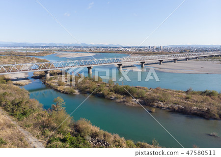 [Shizuoka] Tenryu River Aerial 47580511