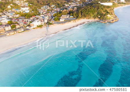 [靜岡縣]下田白濱大濱海濱浴航拍照片 47580581