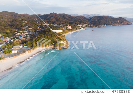 [靜岡縣]下田白濱大濱海濱浴航拍照片 47580588