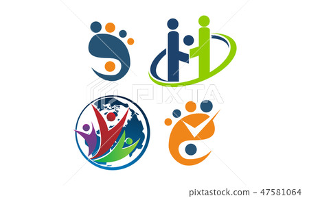 Global Leadership Teamwork Solutions Set 47581064