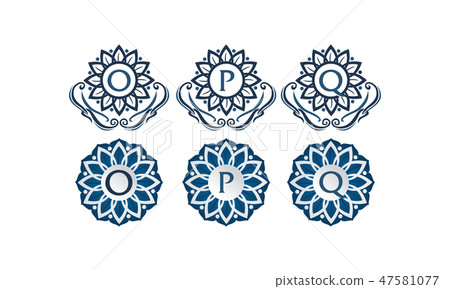 Flower Elegant Template Set 47581077