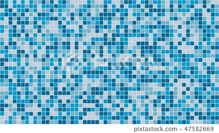Mosaic square tiles flooring or wall decoration for wallpaper. A 47582669