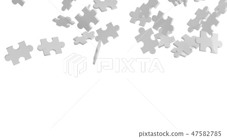 Jigsaw puzzle in the air, pattern texture with space in strategy Jigsaw puzzle in the air, pattern texture with space in strategy 47582785