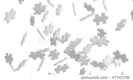 Jigsaw puzzle in the air, pattern texture with space in strategy Jigsaw puzzle in the air, pattern texture with space in strategy 47582786