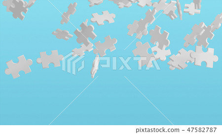 Jigsaw puzzle in the air, pattern texture with space in strategy Jigsaw puzzle in the air, pattern texture with space in strategy 47582787
