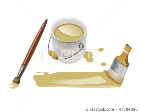 米色塗料 米色塗料 47584086