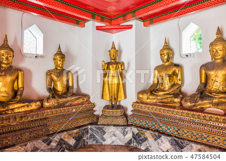 曼谷Wat Pho菩薩雕象 曼谷Wat Pho菩薩雕象 47584504