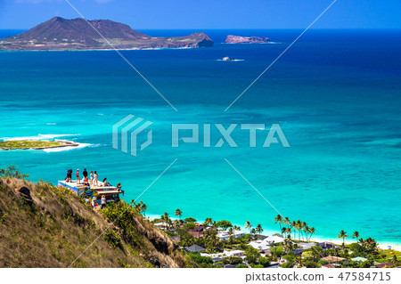 "Hawaii" Lanikai pill box view · Kailua "Hawaii" Lanikai pill box view · Kailua 47584715