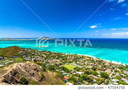 “夏威夷”Lanikai藥盒視圖·凱魯瓦 47584756