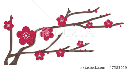 梅花紅梅 47585929