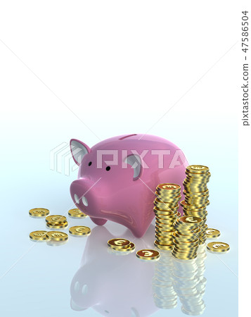 CG 3D插畫立體設計豬的存錢罐硬幣儲蓄儲蓄金經濟商業歐元 CG 3D插畫立體設計豬的存錢罐硬幣儲蓄儲蓄金經濟商業歐元 47586504