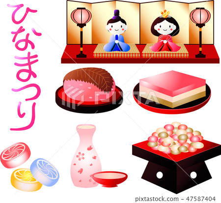 Hinamatsuri設置Peach的嘴Hina Doll Hikisaki Hina Dolla Kyoiku Sakurarochi 47587404