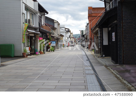 Historical streets cobbled street in Mihonmachi 47588060
