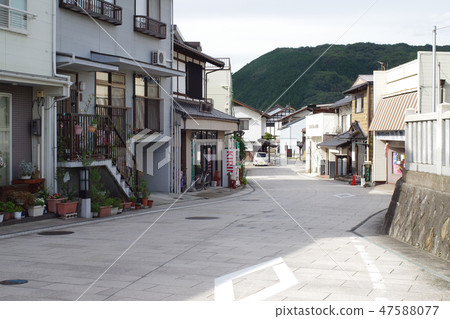 Historical streets cobbled street in Mihonmachi 47588077