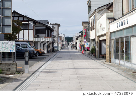 Historical streets cobbled street in Mihonmachi 47588079