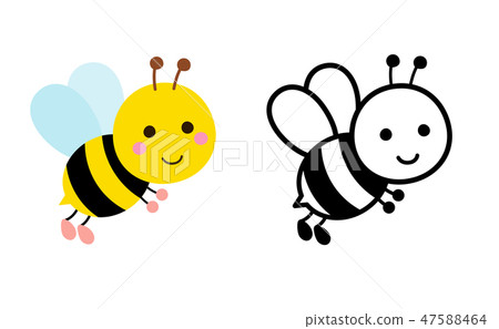 Bee Illustration Set - Stock Illustration [47588464] - Pixta