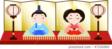 Hinamatsuri Momo no yakuwa hina nagai dolls Inner dresses luxury set 47588960