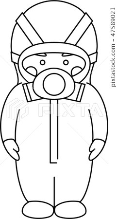 Male character protective clothing 47589021