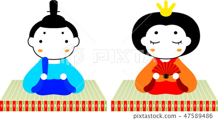 Hinamatsuri Peach's moon Hinna dolls Okinawa inner lining tatami set Hinamatsuri Peach's moon Hinna dolls Okinawa inner lining tatami set 47589486
