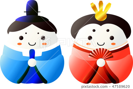 Hinamatsuri peach's mouth Hinna dolls Hinaka inside secret cute set Hinamatsuri peach's mouth Hinna dolls Hinaka inside secret cute set 47589620