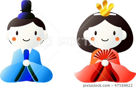 Hinamatsuri peach's mouth Hinna dolls Hinaka inside secret cute set 47589622