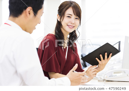 Business female office business woman Business female office business woman 47590249