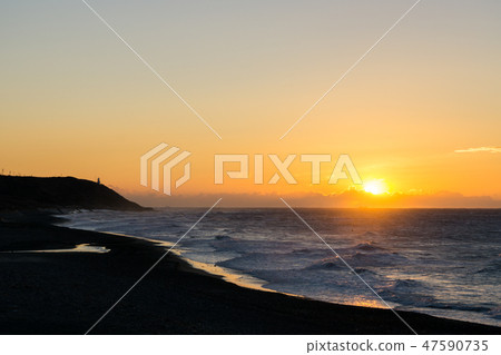 [靜岡縣]御前崎海岸日出日出 47590735
