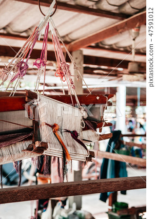 Thai traditional wooden reed for weaving textile 47591012