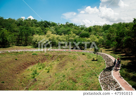 Khao Kradong forest park, old volcano in Buriram 47591015
