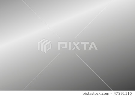 Silver foil texture background. Vector shiny and metal steel gradient template for chrome border 47591110