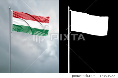state flag of Hungary 47593922