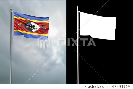 state flag of Swaziland state flag of Swaziland 47593949