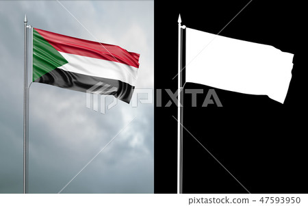 state flag of the Republic of the Sudan state flag of the Republic of the Sudan 47593950