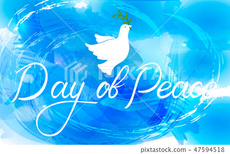 Peace dove with olive branch Peace dove with olive branch 47594518