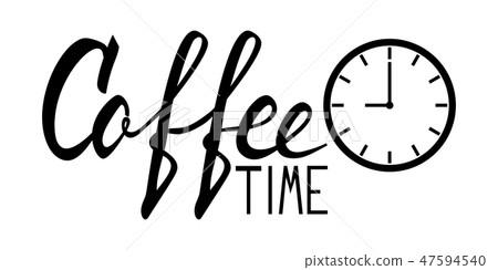 Coffee lettering, logo, Coffee lettering, logo, 47594540