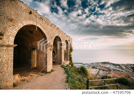 Terracina, Italy. Temple Of Jupiter Anxur Terracina, Italy. Temple Of Jupiter Anxur 47595706