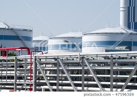 Tank group and pipeline of thermal power plant 47596389