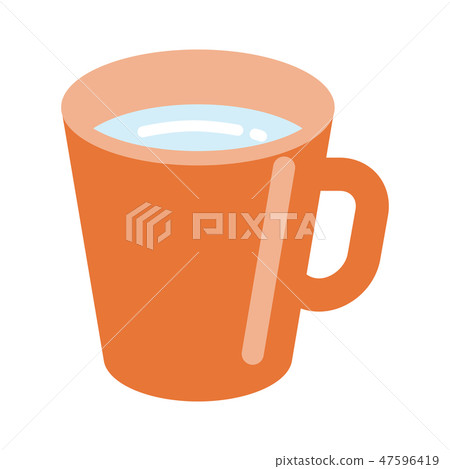 Mug cup with water 47596419