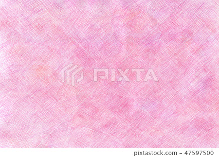 桃紅色顏色鉛筆抓痕樣式背景材料 47597500