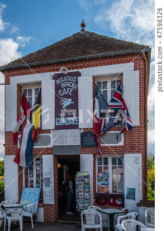 Pegasus Bridge Cafe in Normandy Pegasus Bridge Cafe in Normandy 47598326