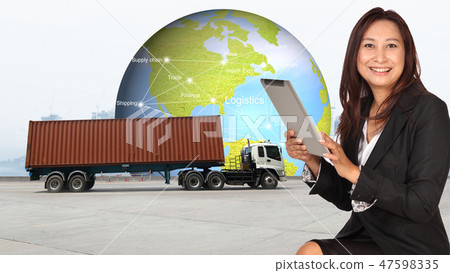 transportation logistic concept 47598335