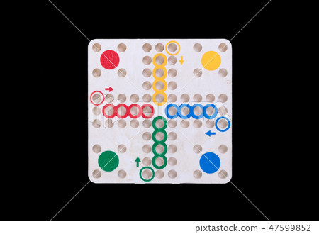 Vintage game of ludo 47599852