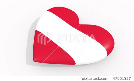 Heart in colors and symbols of Austria Heart in colors and symbols of Austria 47601537