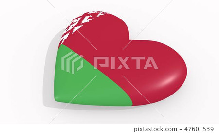 Heart in colors and symbols of Belarus Heart in colors and symbols of Belarus 47601539