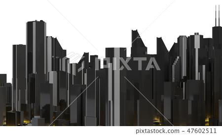 Low poly city views from above. 3d rendering Low poly city views from above. 3d rendering 47602511