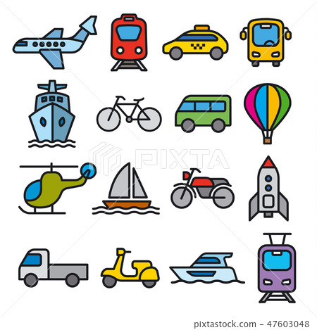 transport icons 47603048